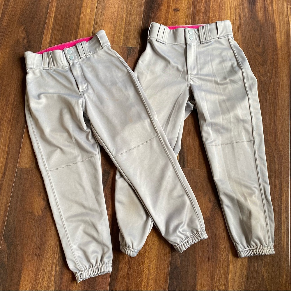 Alleson Softball Pants Women’s XS Gray Set of 2
